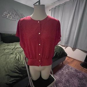 Pinup rockabilly top